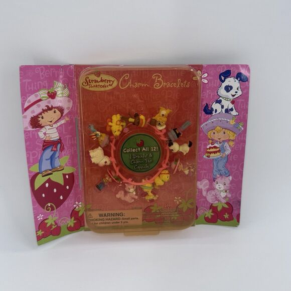 Vtg HTFStrawberry Shortcake Charm Bracelet Collect RARE Fast Shipping